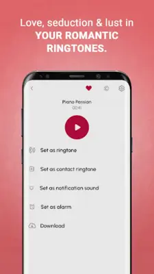 Romantic Love Ringtones android App screenshot 8